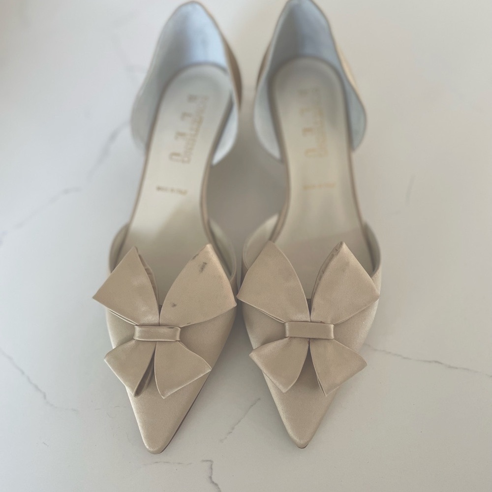Something Bleu Bridal - Cliff D’Orsay Kitten Heel